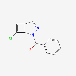 (7-Chloro-2,3-diazabicyclo[3.2.0]hepta-3,6-dien-2-yl)(phenyl)methanone