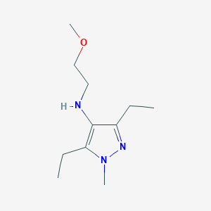 3,5-Diethyl-N-(2-methoxyethyl)-1-methyl-1H-pyrazol-4-amine