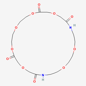 1,4,7,10,13,19,22-Heptaoxa-16,25-diazacycloheptacosane-3,11,15,26-tetrone