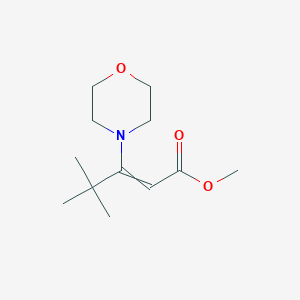 Methyl 4,4-dimethyl-3-(morpholin-4-yl)pent-2-enoate