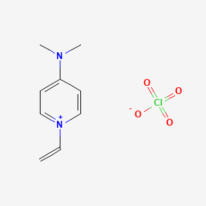 4-(Dimethylamino)-1-ethenylpyridin-1-ium perchlorate