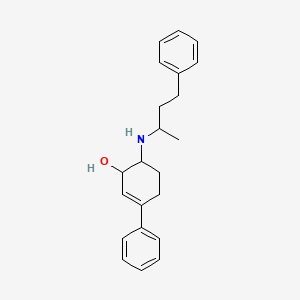 4-[(4-Phenylbutan-2-yl)amino]-3,4,5,6-tetrahydro[1,1'-biphenyl]-3-ol