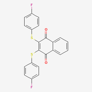 2,3-Bis[(4-fluorophenyl)sulfanyl]naphthalene-1,4-dione