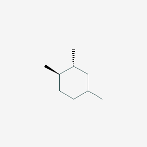 molecular formula C9H16 B15432303 (3S,4R)-1,3,4-Trimethylcyclohex-1-ene CAS No. 87954-38-9