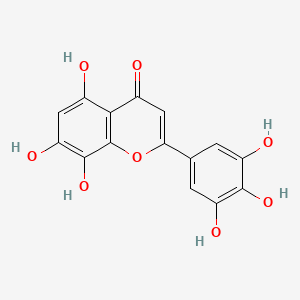 5,7,8-Trihydroxy-2-(3,4,5-trihydroxyphenyl)-4H-1-benzopyran-4-one