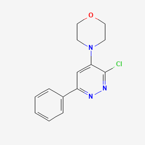 B15432580 4-(3-Chloro-6-phenylpyridazin-4-yl)morpholine CAS No. 89868-04-2