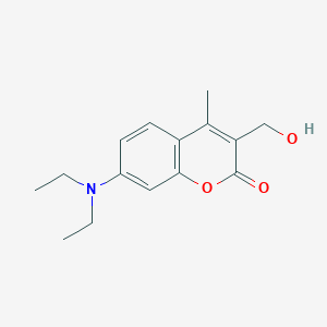 molecular formula C15H19NO3 B154329 7-二乙氨基-3-羟甲基-4-甲基-色满-2-酮 CAS No. 127321-51-1