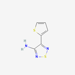 1,2,5-Thiadiazol-3-amine, 4-(2-thienyl)-