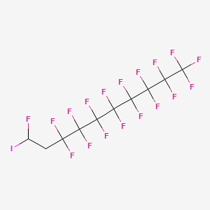 B15432965 1,1,1,2,2,3,3,4,4,5,5,6,6,7,7,8,8,10-Octadecafluoro-10-iododecane CAS No. 89608-43-5