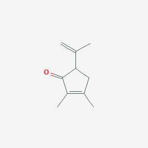 2,3-Dimethyl-5-(prop-1-en-2-yl)cyclopent-2-en-1-one