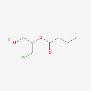 1-Chloro-3-hydroxypropan-2-yl butanoate