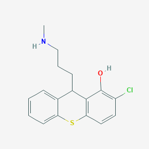 2-Chloro-9-[3-(methylamino)propyl]-9H-thioxanthen-1-OL