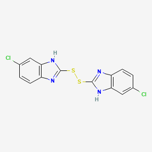 1h-Benzo[d]imidazole,2,2'-dithiobis[5-chloro-