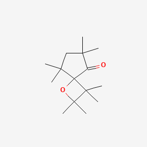 2,2,3,3,6,6,8,8-Octamethyl-1-oxaspiro[3.4]octan-5-one