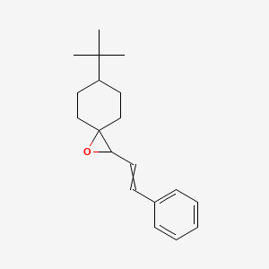 6-tert-Butyl-2-(2-phenylethenyl)-1-oxaspiro[2.5]octane