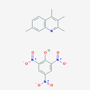 2,3,4,7-Tetramethylquinoline;2,4,6-trinitrophenol