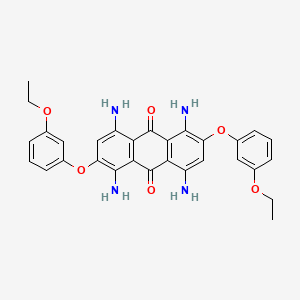 1,4,5,8-Tetraamino-2,6-bis(3-ethoxyphenoxy)anthracene-9,10-dione