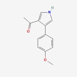 1-[4-(4-Methoxyphenyl)-1H-pyrrol-3-yl]ethan-1-one