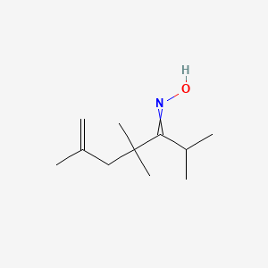 N-(2,4,4,6-Tetramethylhept-6-en-3-ylidene)hydroxylamine