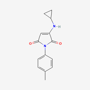 3-(Cyclopropylamino)-1-(4-methylphenyl)-1H-pyrrole-2,5-dione