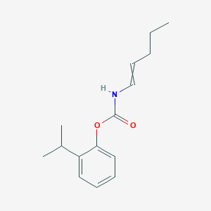 2-(Propan-2-yl)phenyl pent-1-en-1-ylcarbamate