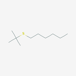 molecular formula C10H22S B15433127 1-(Tert-butylsulfanyl)hexane CAS No. 86442-41-3