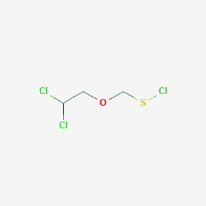 1,1-Dichloro-2-[(chlorosulfanyl)methoxy]ethane