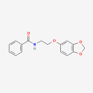 N-{2-[(2H-1,3-Benzodioxol-5-yl)oxy]ethyl}benzamide