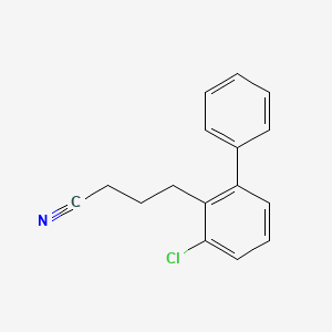 4-(3-Chloro[1,1'-biphenyl]-2-yl)butanenitrile