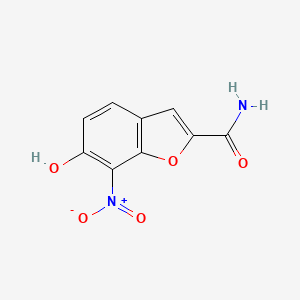 6-Hydroxy-7-nitro-1-benzofuran-2-carboxamide