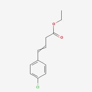 molecular formula C12H13ClO2 B15433218 Ethyl 4-(4-chlorophenyl)but-3-enoate CAS No. 89876-11-9