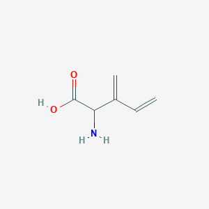 molecular formula C6H9NO2 B15433232 2-Amino-3-methylidenepent-4-enoic acid CAS No. 89354-69-8