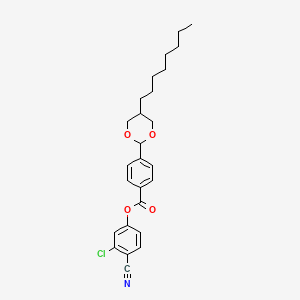 3-Chloro-4-cyanophenyl 4-(5-octyl-1,3-dioxan-2-YL)benzoate