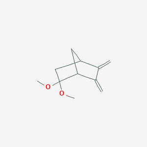 molecular formula C11H16O2 B15433267 2,2-Dimethoxy-5,6-dimethylidenebicyclo[2.2.1]heptane CAS No. 88354-38-5