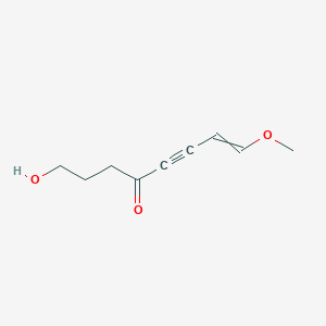 molecular formula C9H12O3 B15433284 1-Hydroxy-8-methoxyoct-7-EN-5-YN-4-one CAS No. 88400-07-1