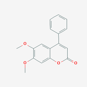 molecular formula C17H14O4 B154333 6,7-二甲氧基-4-苯基香豆素 CAS No. 1857-05-2