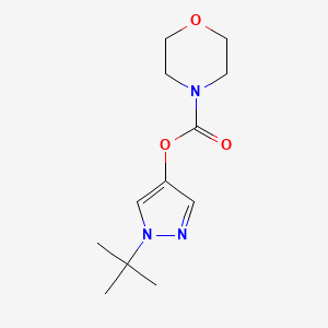 1-tert-Butyl-1H-pyrazol-4-yl morpholine-4-carboxylate