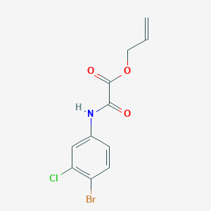 Prop-2-en-1-yl (4-bromo-3-chloroanilino)(oxo)acetate