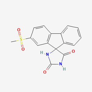 2-(Methanesulfonyl)-2'H,5'H-spiro[fluorene-9,4'-imidazolidine]-2',5'-dione