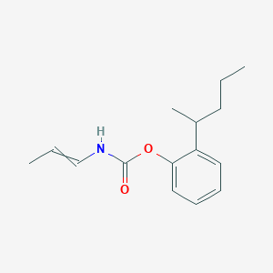 2-(Pentan-2-yl)phenyl prop-1-en-1-ylcarbamate