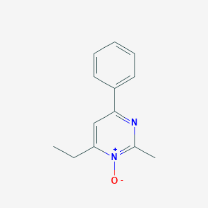 molecular formula C13H14N2O B15433362 6-Ethyl-2-methyl-1-oxo-4-phenyl-1lambda~5~-pyrimidine CAS No. 89966-77-8