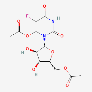 5'-O-Acetyl-6-(acetyloxy)-5-fluoro-5,6-dihydrouridine