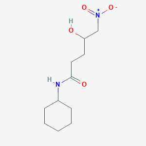 N-Cyclohexyl-4-hydroxy-5-nitropentanamide