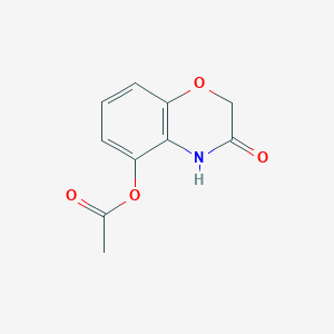 3-Oxo-3,4-dihydro-2H-1,4-benzoxazin-5-yl acetate