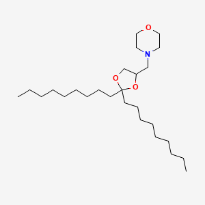 4-[(2,2-Dinonyl-1,3-dioxolan-4-YL)methyl]morpholine