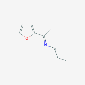 (1E)-1-(Furan-2-yl)-N-(prop-1-en-1-yl)ethan-1-imine