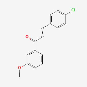 2-Propen-1-one, 3-(4-chlorophenyl)-1-(3-methoxyphenyl)-