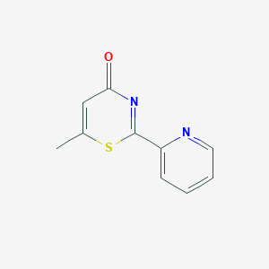 6-Methyl-2-(pyridin-2-yl)-4H-1,3-thiazin-4-one