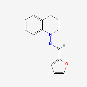 N-(3,4-Dihydroquinolin-1(2H)-yl)-1-(furan-2-yl)methanimine