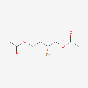 molecular formula C8H13BrO4 B154335 [(3R)-4-Acetyloxy-3-bromobutyl] acetate CAS No. 137846-89-0